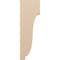 Ekena Millwork 6"W x 12"D x 36"H Thin Van Buren Rough Cedar Woodgrain TimberThane Corbel, Primed Tan CORUR06X12X36VANRCPR - alternate 4